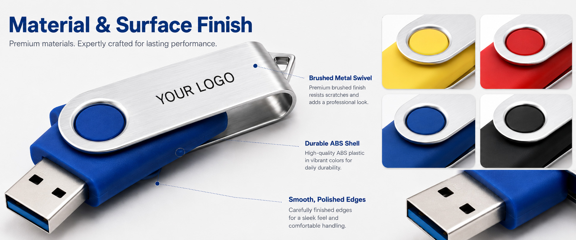Personalized USB Flash Drives for Corporate Gifts, Promotions and Retail