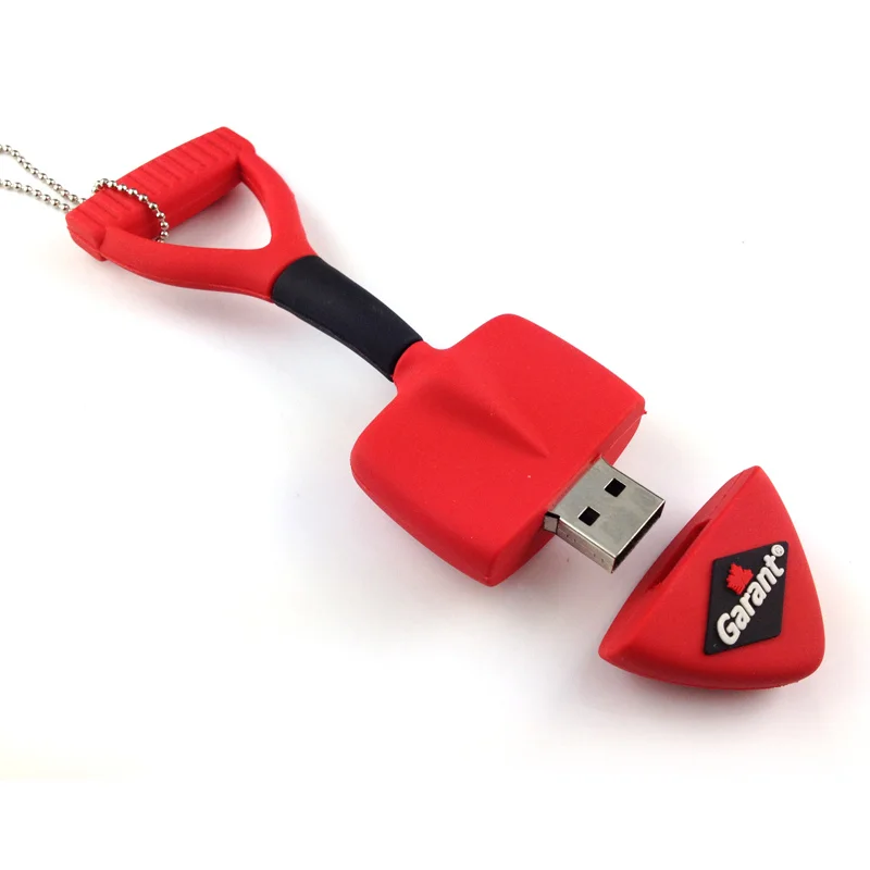 Custom USB flash drives in various shapes with branded packaging for promotional and corporate gifts.