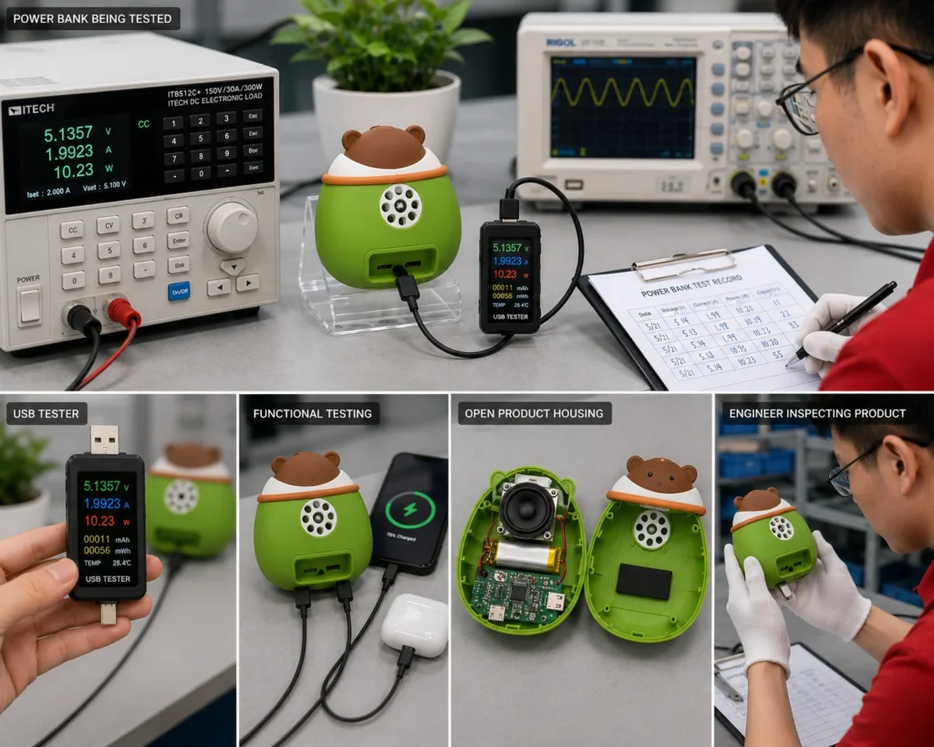 Electronic prototype undergoing functional testing before production approval